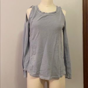 Sol Angeles Cold Shoulder Long Sleeve T-Shirt